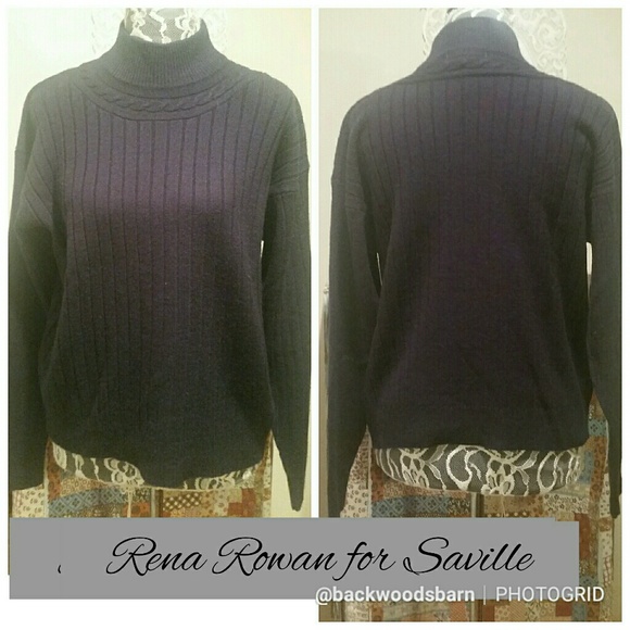 Rena Rowan Sweaters - Rena Rowan for Saville Navy Sweater